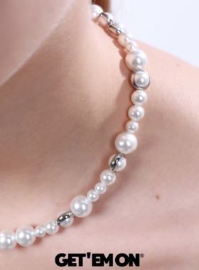 独特珠套圈原创设计不撞款项链