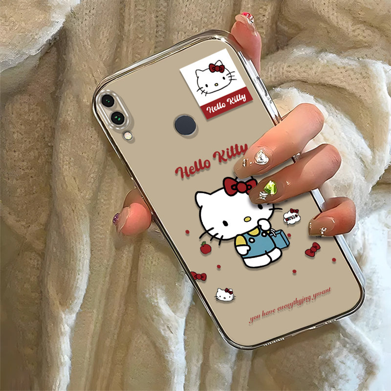 卡通kt猫红米Note7Pro壳透明M1901F7BE全包防摔女可爱套外壳 - 图3