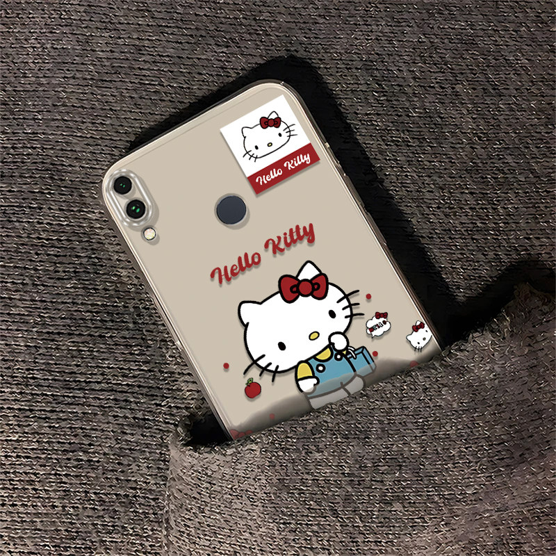 卡通kt猫红米Note7Pro壳透明M1901F7BE全包防摔女可爱套外壳 - 图1