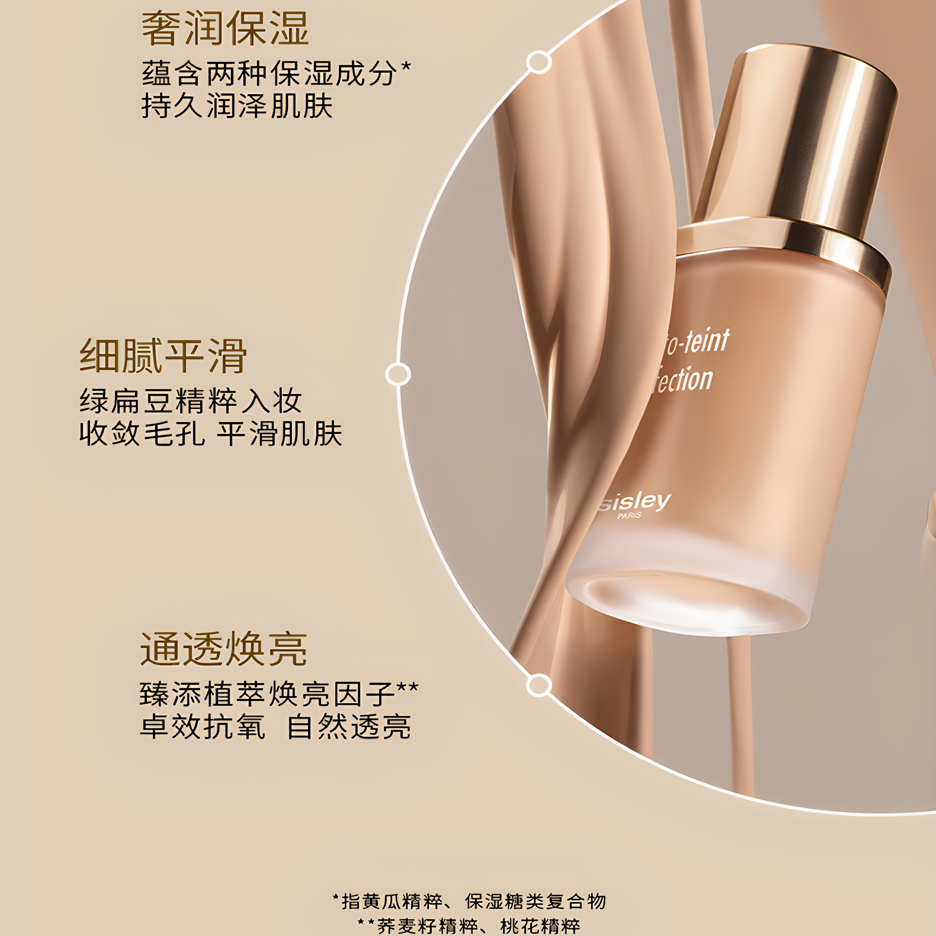 新色上市Sisley希思黎臻美无瑕持久粉底液1.5ml小样,淘宝优惠券,粉丝福利购,淘宝优惠卷