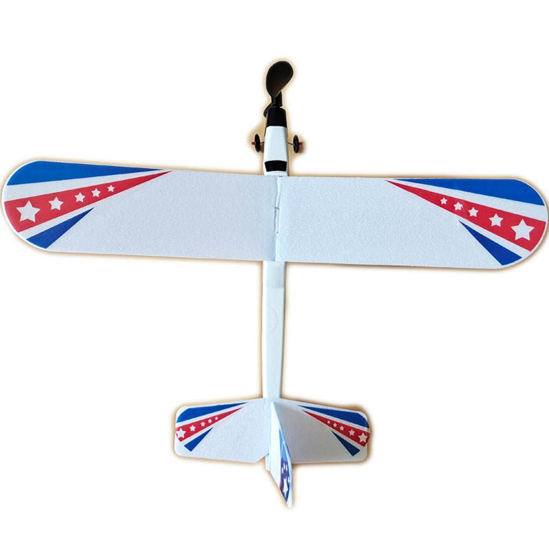 橡筋飞机舱身滑翔机中小学生模型比赛推荐航模泡沫拼装动力滑翔机 - 图3