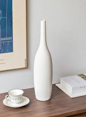 北欧创意艺术白色陶瓷花瓶客厅民宿样板房书桌玄关装饰艺术摆件