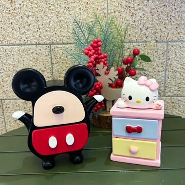 米奇玄关摆件钥匙收纳入户创意置物架家居装饰乔迁送礼茶几高颜值