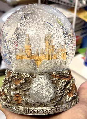 哈利波特水晶球周边霍格沃茨圣诞摆件创意魔法桌面装饰品可爱礼物