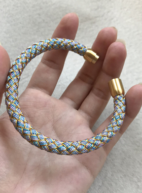 成品手工粉蓝幻彩龙鳞