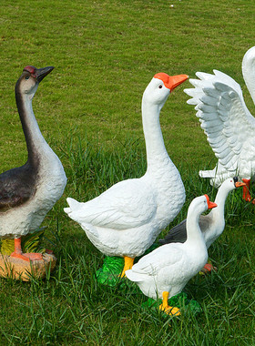 仿真摆件庭院动物模型工艺品