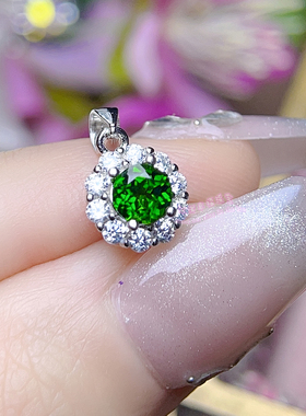 925银戒指吊坠耳钉空托 圆形 4 5 6 7 8MM 首饰套装银托女款