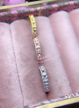 925银戒指空托 圆形3MM 镶嵌用银戒托排戒空托戒指银托