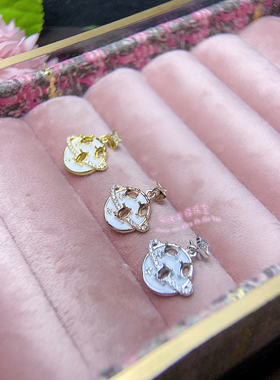 925银吊坠空托 椭圆形3*4MM 女款镶嵌宝石银托项坠空托项链银托