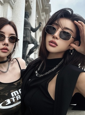 RD欧美墨镜女时尚百搭高级感防晒太阳镜女款小框眼镜高清偏光镜片