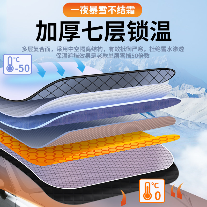 传祺影酷/影豹GS3/M8/GS4/M6汽车遮阳前挡玻璃遮雪挡防霜冻罩车衣,淘宝优惠券,粉丝福利购,淘宝优惠卷