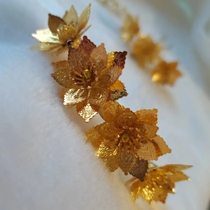 Yunnan Dai Tai head flower alloy imitation gold head flower more than five small gold flower Dai Tai hair decoration