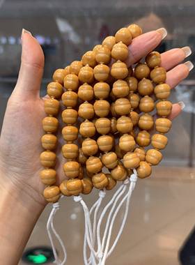 猴头葫芦手持单圈手链手串文玩盘玩佛珠雕刻念珠百搭盘玩配饰品