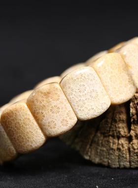 化石玛瑙珊瑚玉吊坠平安扣毛衣链