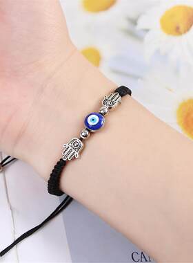 欧美爆款可调邪恶之眼手链