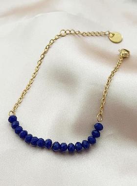 2026欧美跨境饰品时尚彩色珠子手工串珠手链简约百搭简约女士饰品