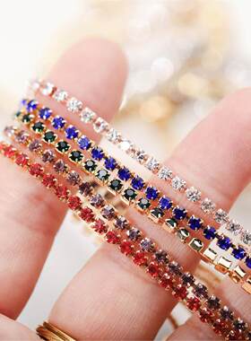 轻奢时尚合金锆石水晶女手链