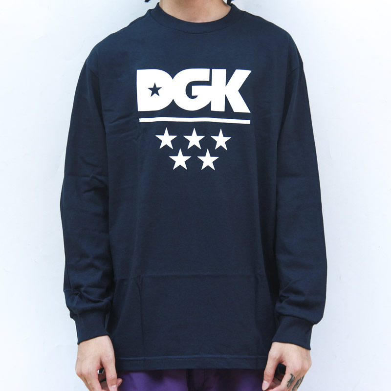 DGK ALL STAR经典LOGO纯棉长袖TEE美国进口现货-图2