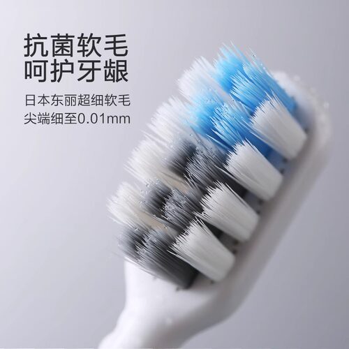 贝医生电动牙刷C1通用敏感型清洁型软毛原装替换刷头4支装 - 图1