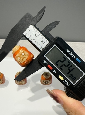 鹿角根付达摩福袋diy配件手工编织手绳项链文玩佛珠手串配饰隔珠