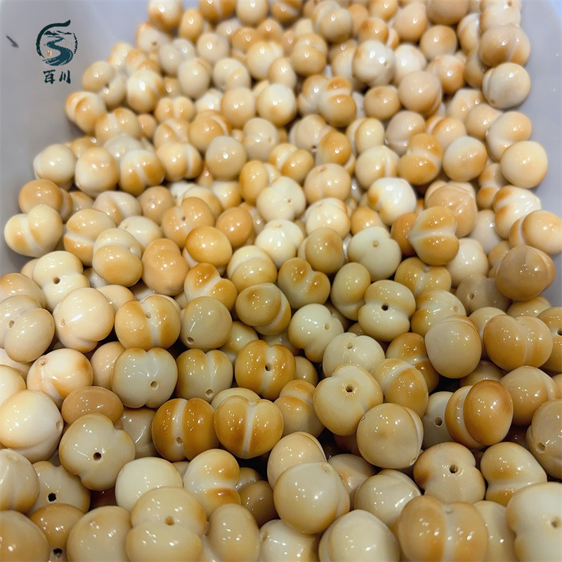 炭烤象牙果屁桃diy手工编织手绳项链文玩佛珠手串 配饰串珠隔珠,淘宝优惠券,粉丝福利购,淘宝优惠卷