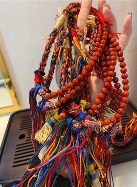 红玛瑙手绳搭配藏风diy配件手工编织手绳项链文玩佛珠手串配