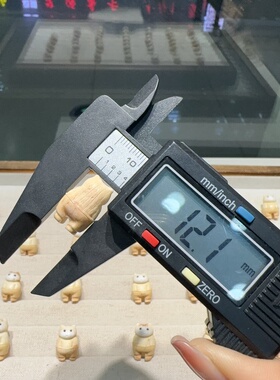 根付口袋熊diy配件手工编织手绳项链文玩佛珠手串配饰品隔珠