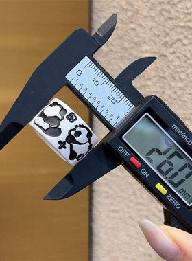 牛骨熊猫跑环DIY手工编织隔珠
