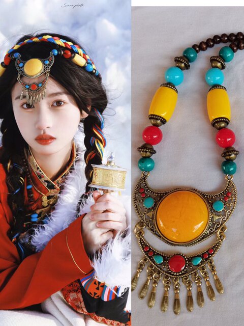ອຸປະກອນເສີມຂອງແມ່ຍິງ sweater chain imitation beeswax bronze ເຄື່ອງປະດັບ
