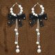 Beaded Tassel Earrings Super Fairy Style ຕຸ້ມຫູແບບເກົາຫຼີ