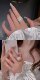 Far Love Light Luxury Super Immortal Crystal Flower Ring Women's Trendy High Quality Temperament Adjustable Exquisite Index Finger Ring J221