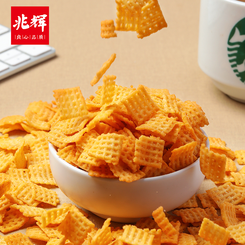 山西兆辉蒸米锅巴72g袋装大米锅巴五味混合解馋香脆办公休闲零食,淘宝优惠券,粉丝福利购,淘宝优惠卷