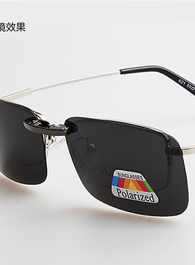 超轻贴合近视眼镜挂片偏光太阳镜