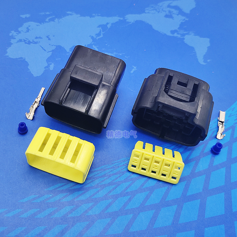 10P汽车防水接插件 10芯连接器 71016Y塑壳护套 1.8 接线端子插头 - 图0