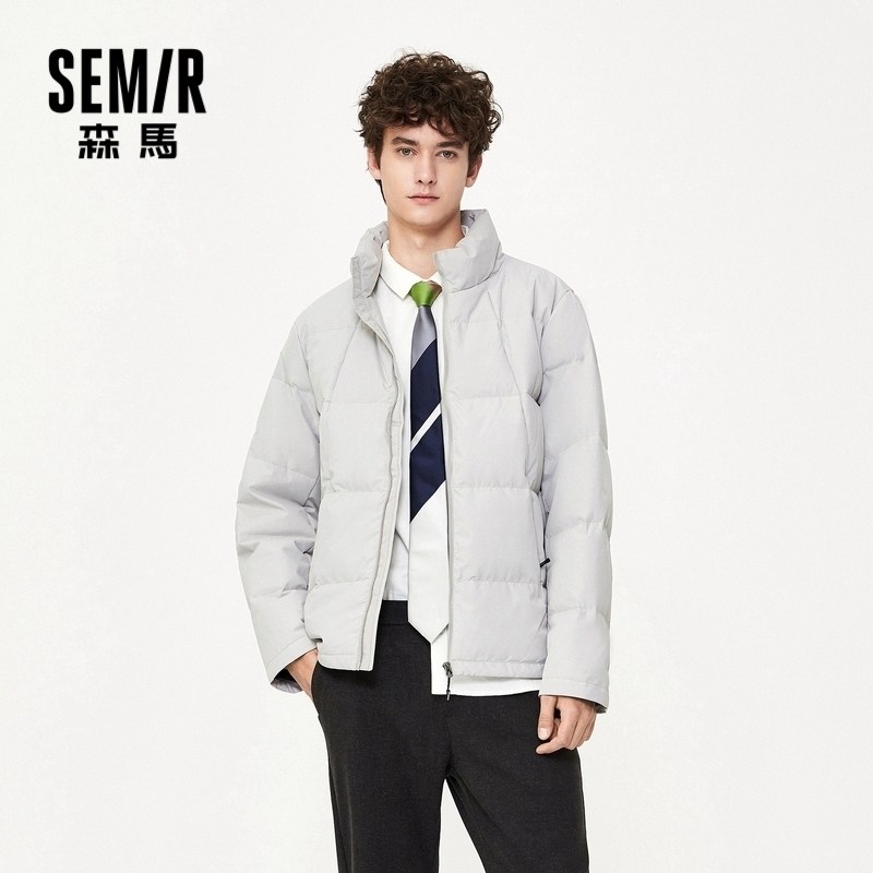 森马男2020冬季新款直筒立领羽绒服 森马裕伟羽绒服