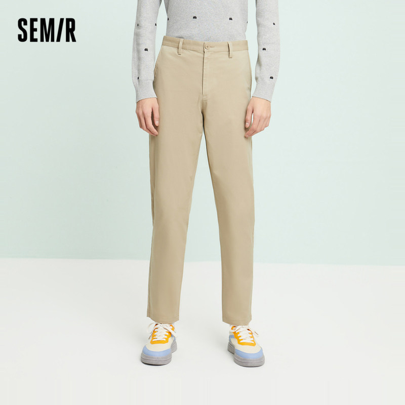 森马2022春季新款男士简约休闲裤 森马裕伟休闲裤
