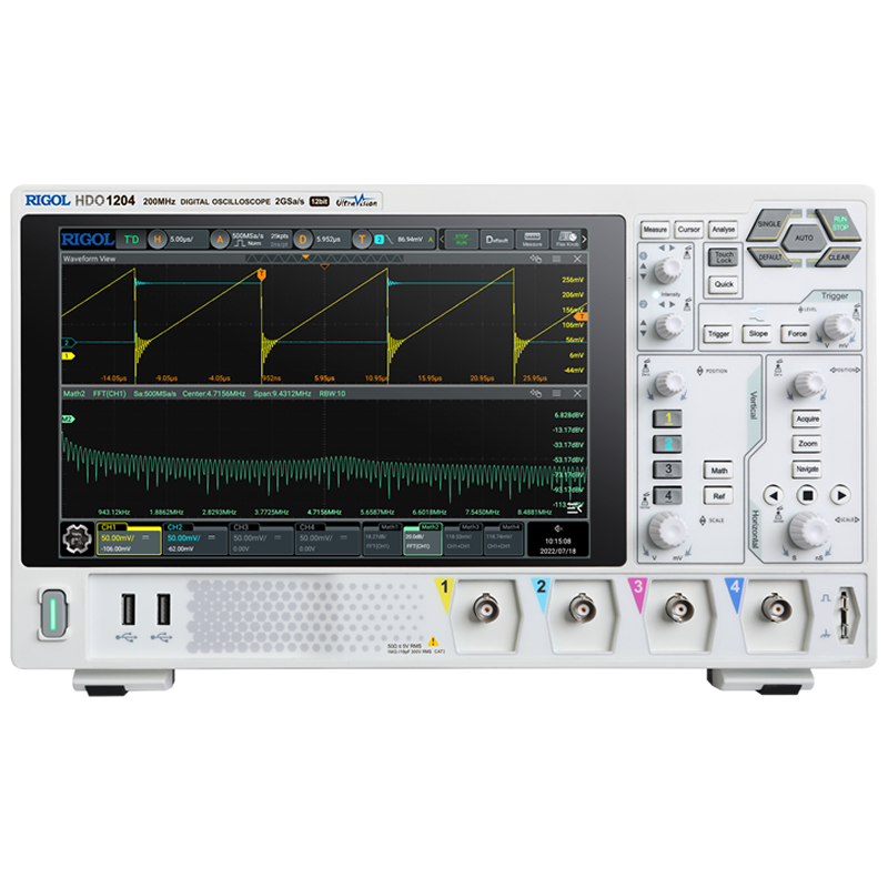 DHO1104数字示波器12位高分1072触摸屏1102/1074/1204/1202-图3