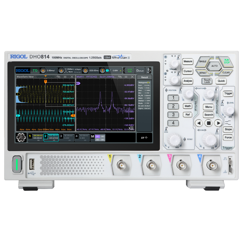现货普源DHO814数字示波器12位垂直分辨率804/802/812DPO 800系列 - 图3