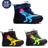 Динозавр, туфли, детская демисезонная водонепроницаемая флисовая удерживающая тепло обувь для мальчиков, тираннозавр Рекс, 3-6-9 лет