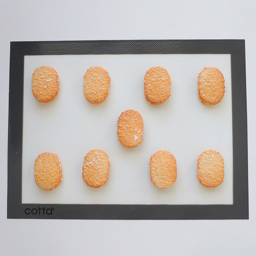 日本cotta正品不粘玻璃硅胶揉面垫烤垫无孔饼干揉面垫烘焙器具-图2