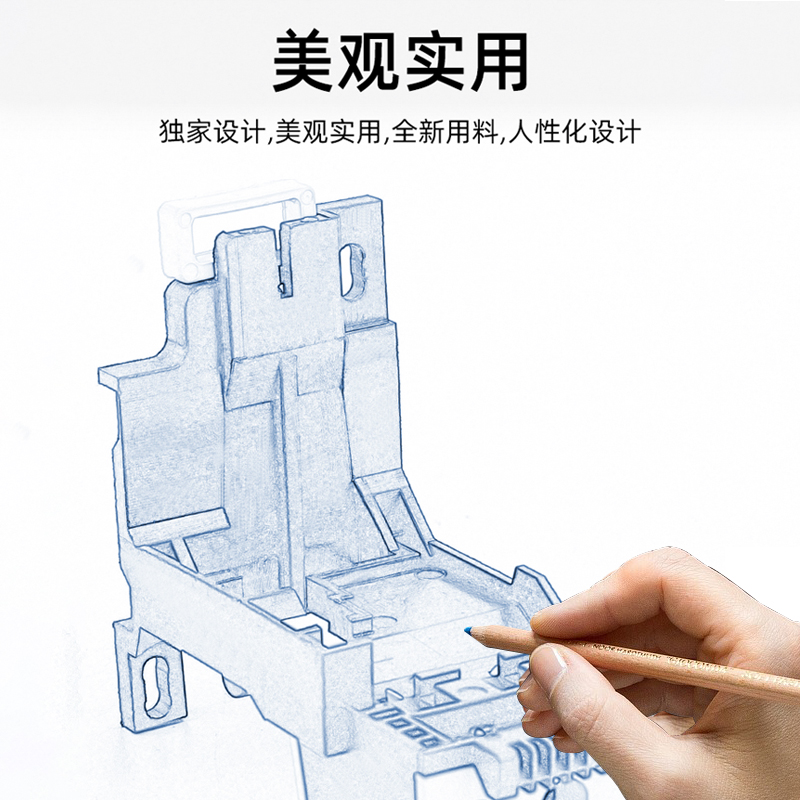 热过载继电器LR2-D13 D23 D33 JR28-25 36 93 继电器独立安装底座 - 图0