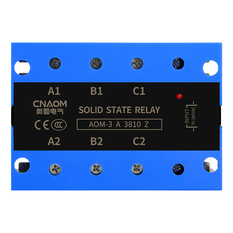 三相固态继电器SSR-3 032 3840Z 24V直流控交流380V 40A