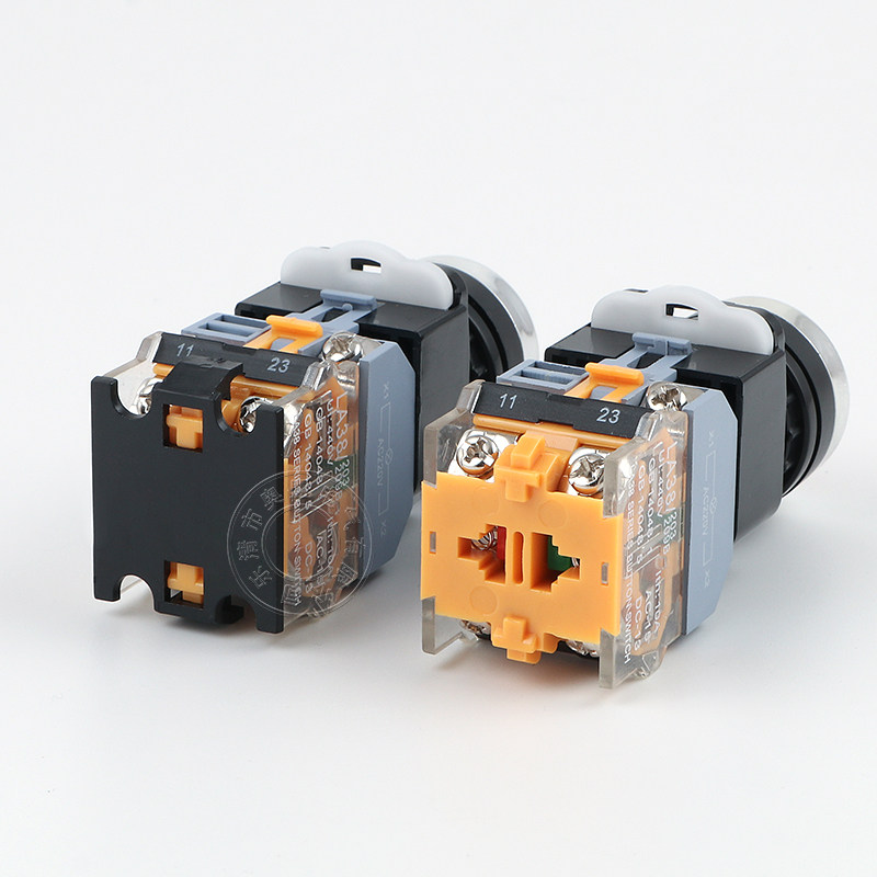 LA38-11DT LA38-11DNZS带灯自锁按钮开关 开孔22mm 一开一闭,淘宝优惠券,粉丝福利购,淘宝优惠卷