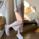Nine-point pants woven cotton cloth women lace pajama pants women