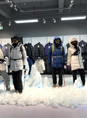 定制仿真高密度泡沫雪山雪块塑雕