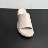 Летние повседневные однотонные тапочки с ремешком на платформе, 2020 года, из натуральной кожи, простой и элегантный дизайн