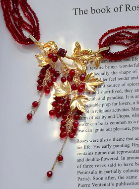 设计感葡萄项链小众秋冬锁骨链