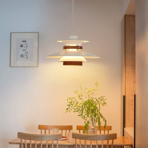 北欧ph5餐厅吊灯日式复古餐桌灯设计师吧台灯中古民宿卧室书房灯 - 图1