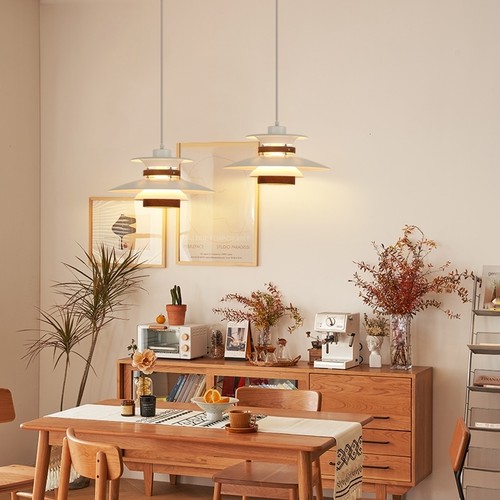 北欧ph5餐厅吊灯日式复古餐桌灯设计师吧台灯中古民宿卧室书房灯 - 图0