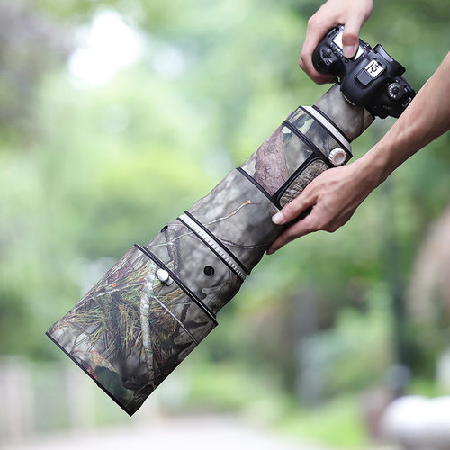 佳能500mmF4LISUSM一代镜头炮衣适用CANON定长焦多功能迷彩保护套 - 图1